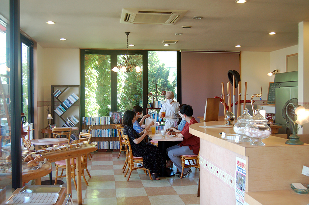 店内cafeの写真